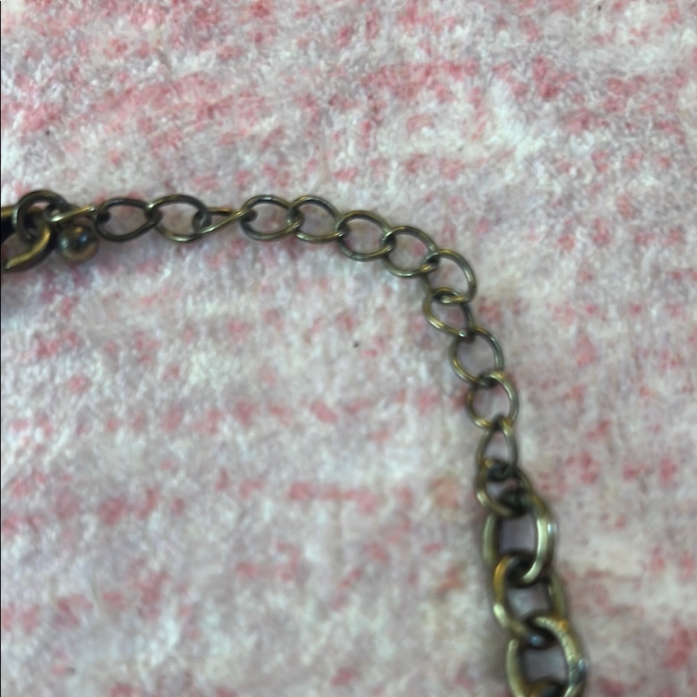 J. Crew Pink and Blue Iridescent Bead Necklace - Picture 9 of 10